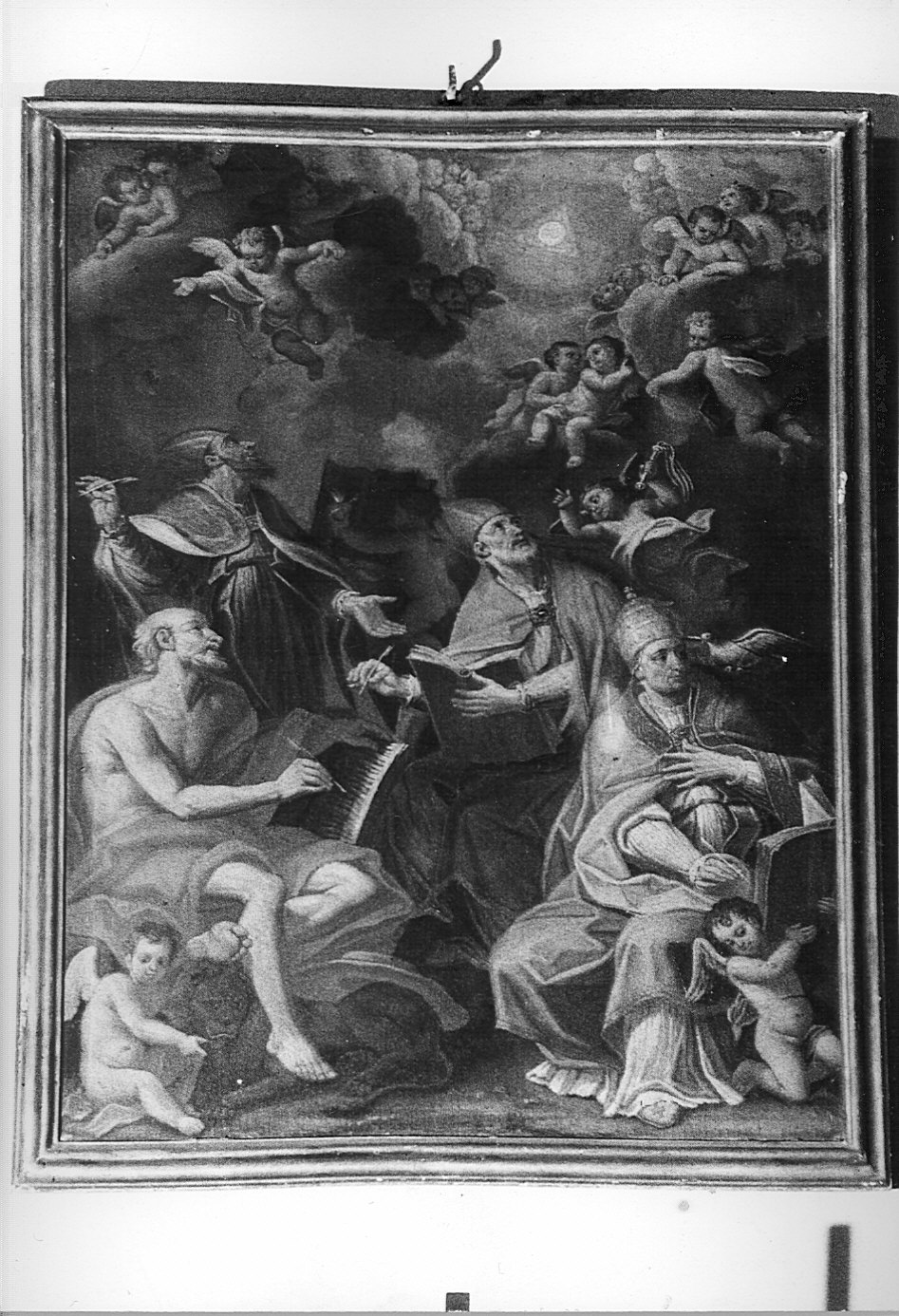 quattro Dottori della Chiesa (dipinto) di Solimena Francesco detto Abate Ciccio (seconda metà sec. XVIII)