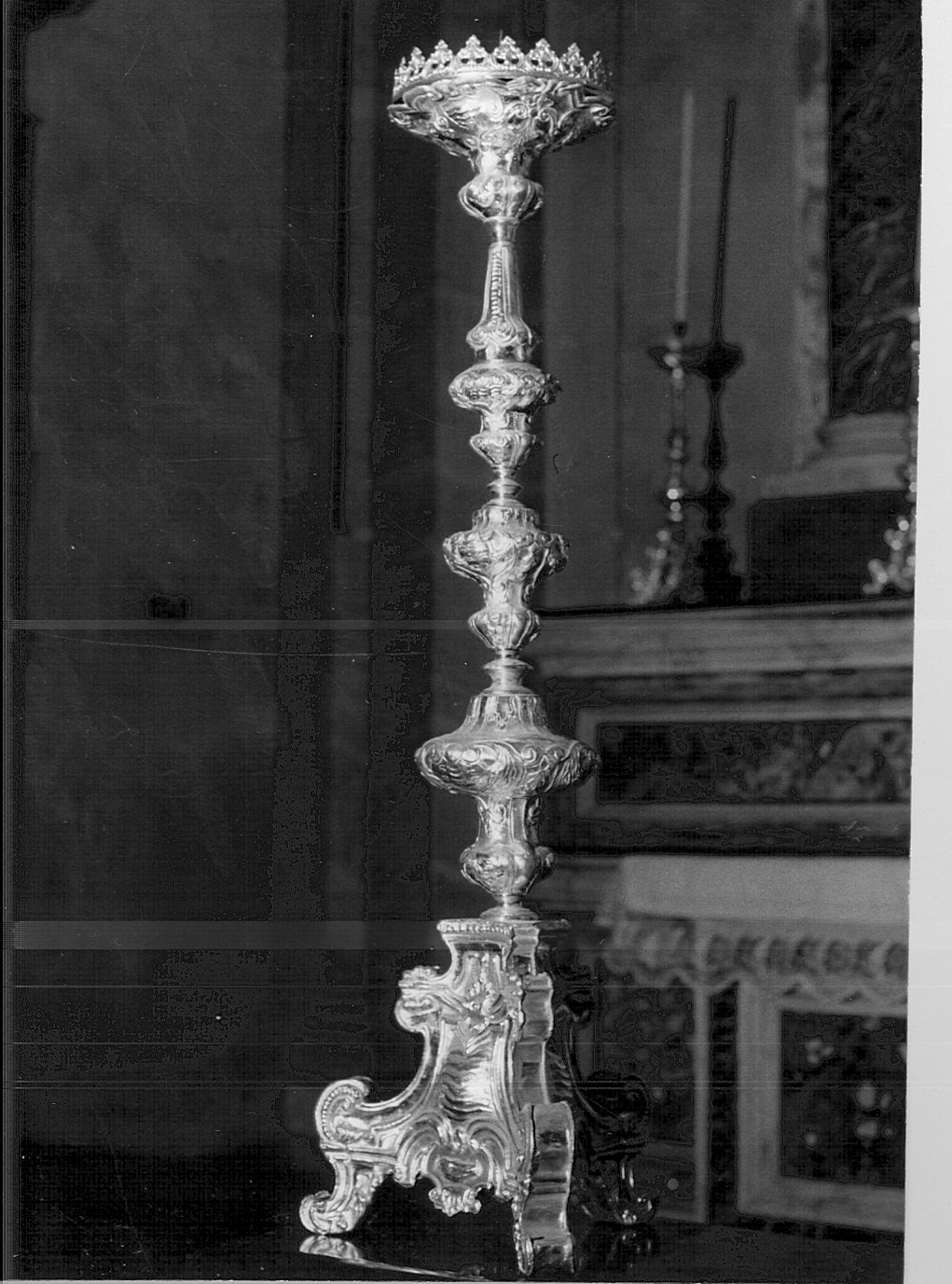 candeliere, serie - bottega lombarda (sec. XVIII)