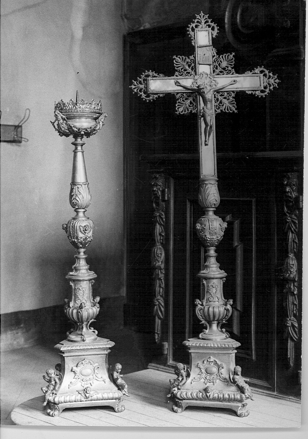 servizio d'altare, insieme - bottega lombarda (sec. XIX)
