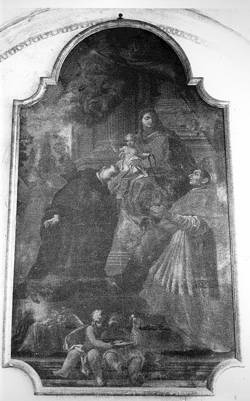 Madonna con Bambino e Santi (dipinto) - ambito lombardo (prima metà sec. XVIII)