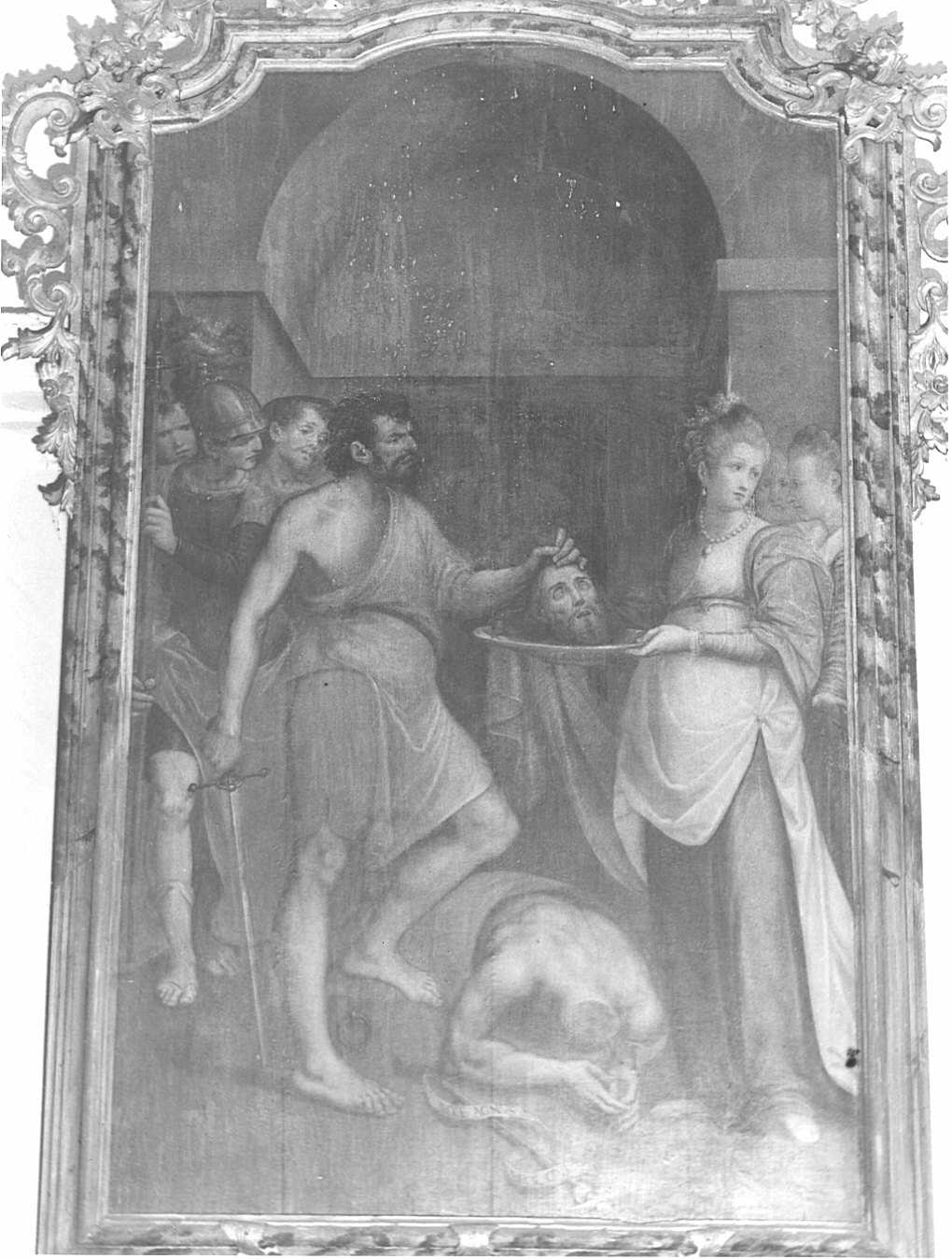 La decollazione di San Giovanni Battista, decapitazione di San Giovanni Battista (dipinto) - ambito lombardo (fine sec. XVI)