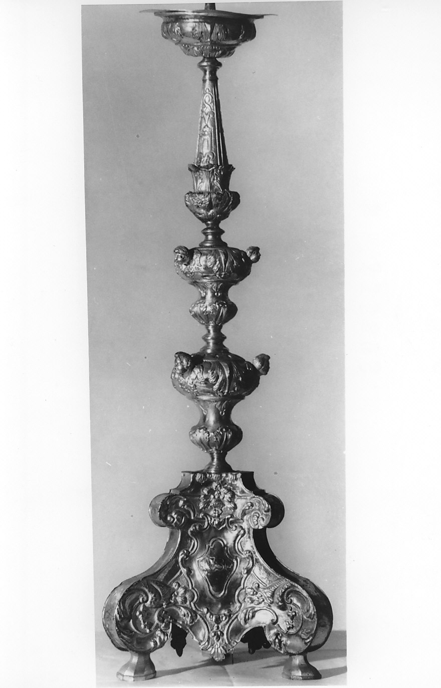 candeliere, serie - bottega italiana (sec. XVIII)