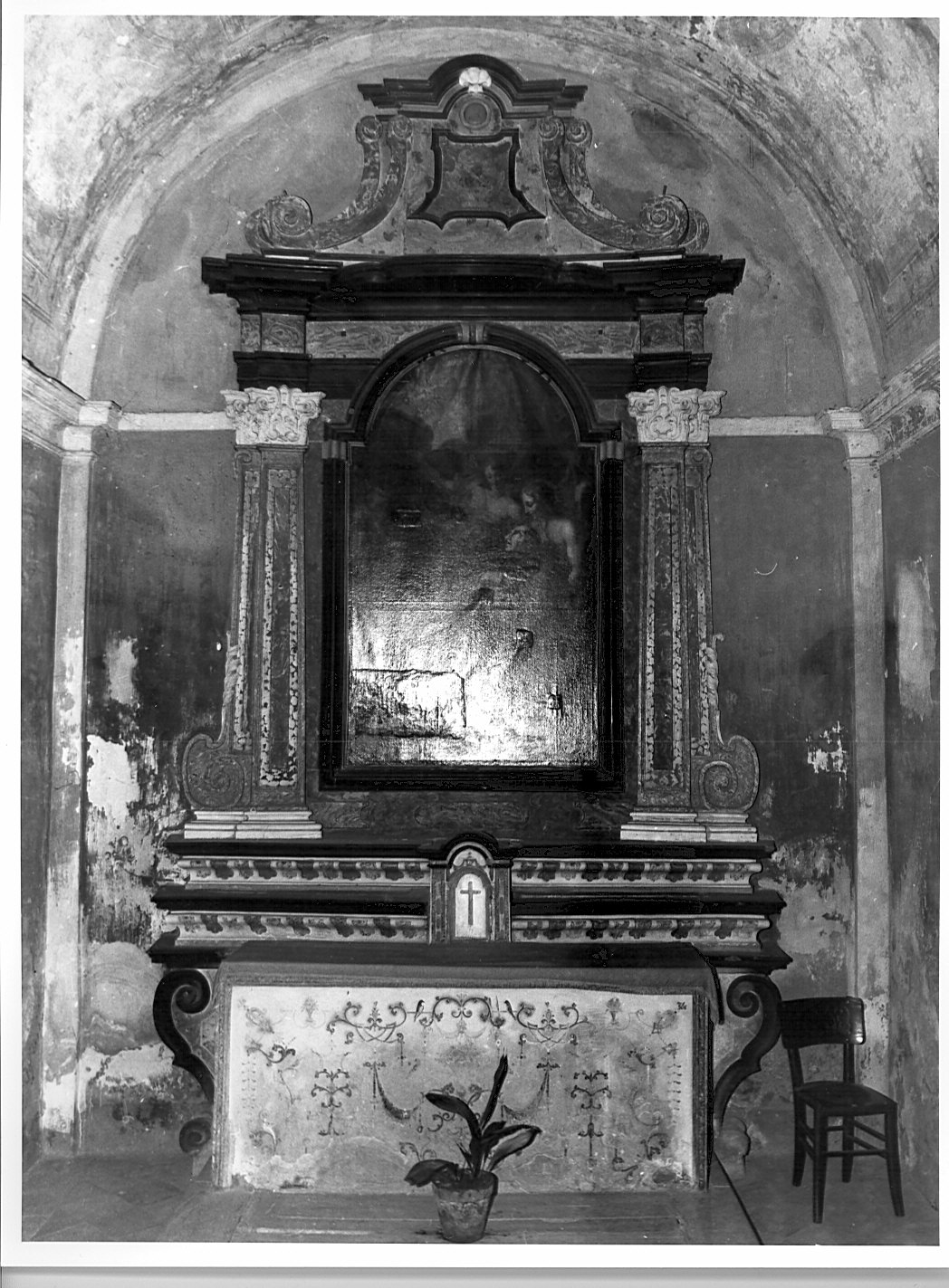 altare - bottega lombarda (fine/inizio secc. XVII/ XVIII)