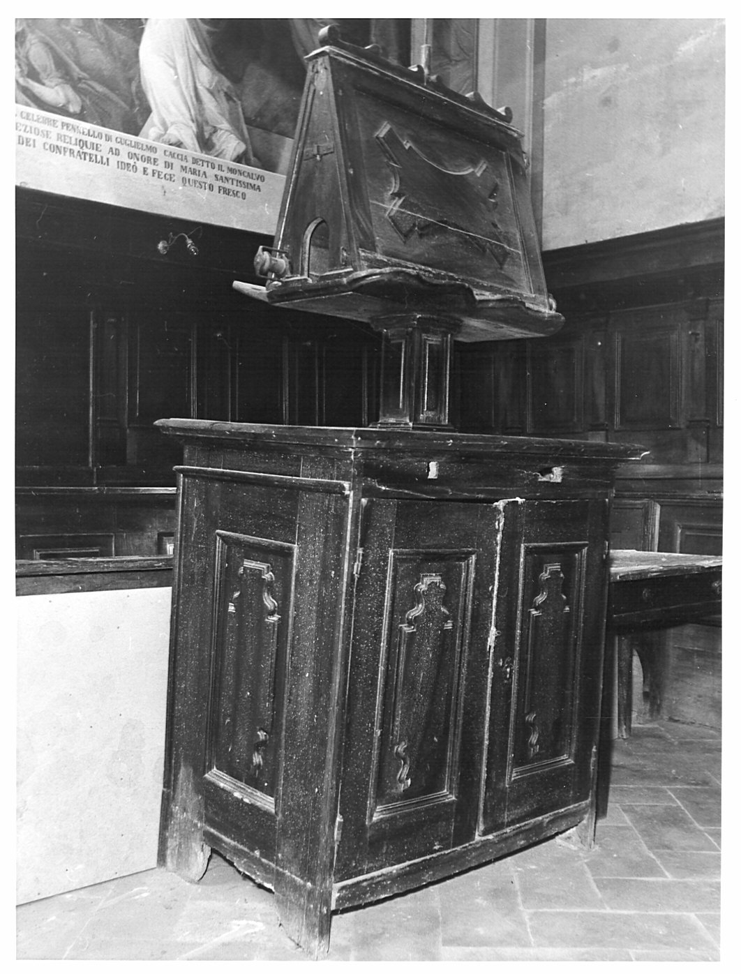 leggio - bottega lombarda (seconda metà sec. XVIII)