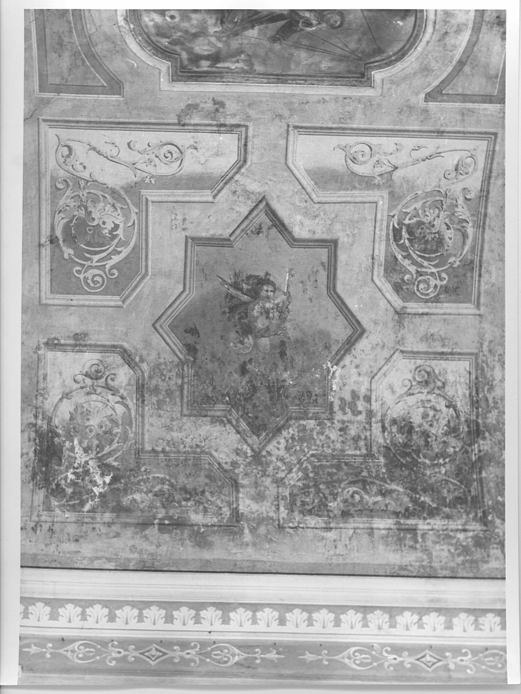 cherubino (dipinto murale) - ambito lombardo (sec. XIX)