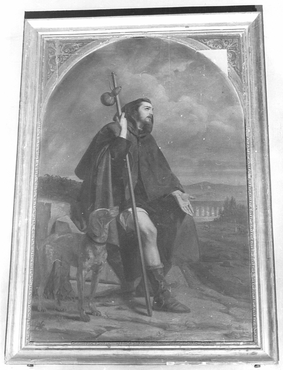 San Rocco, San Rocco (dipinto) di Fagnani V (attribuito) (sec. XIX)
