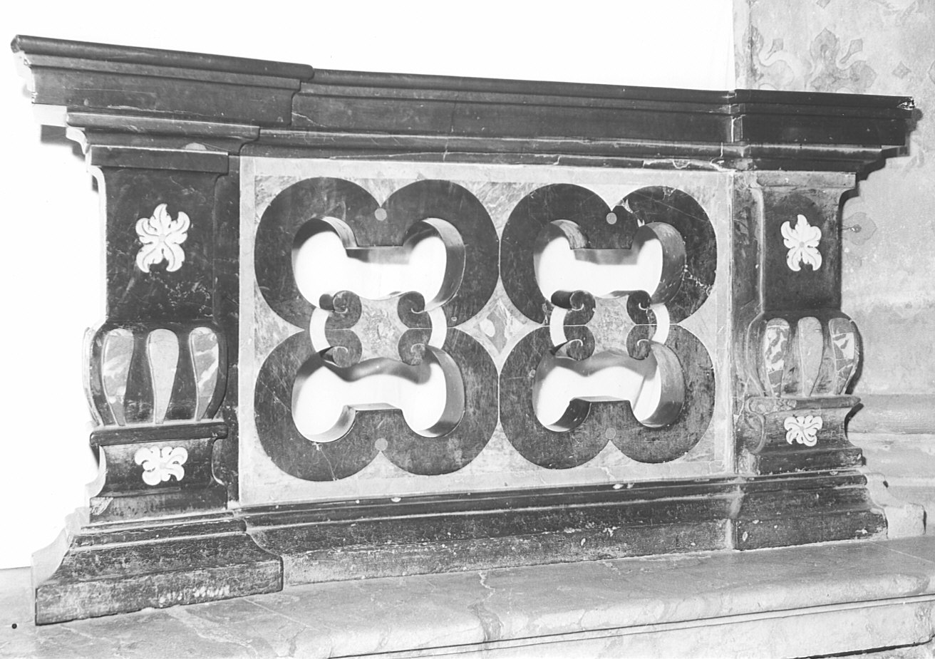 balaustrata - bottega lombarda (fine sec. XVIII)