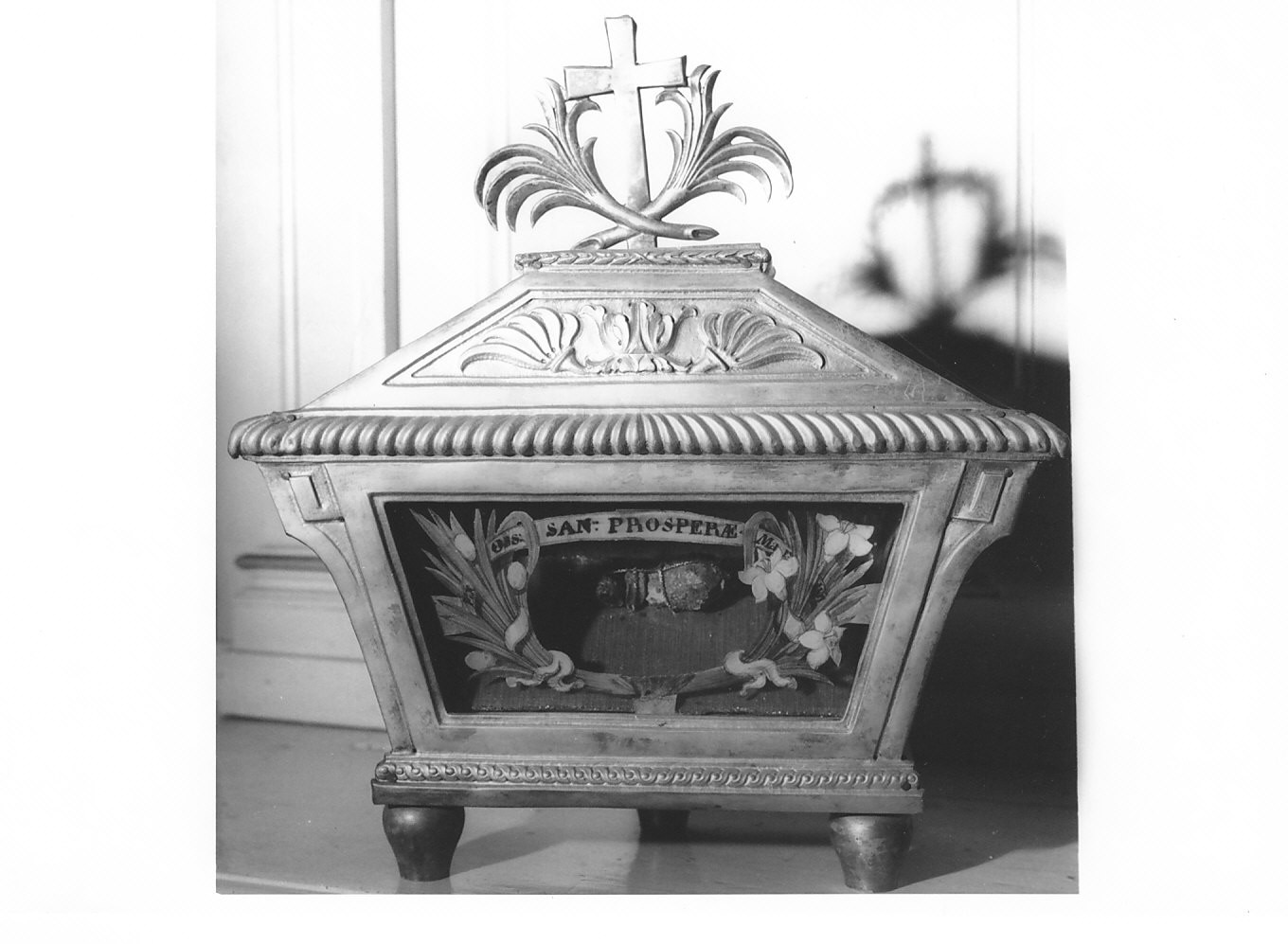 reliquiario - a cassetta, serie - bottega lombarda (sec. XIX)