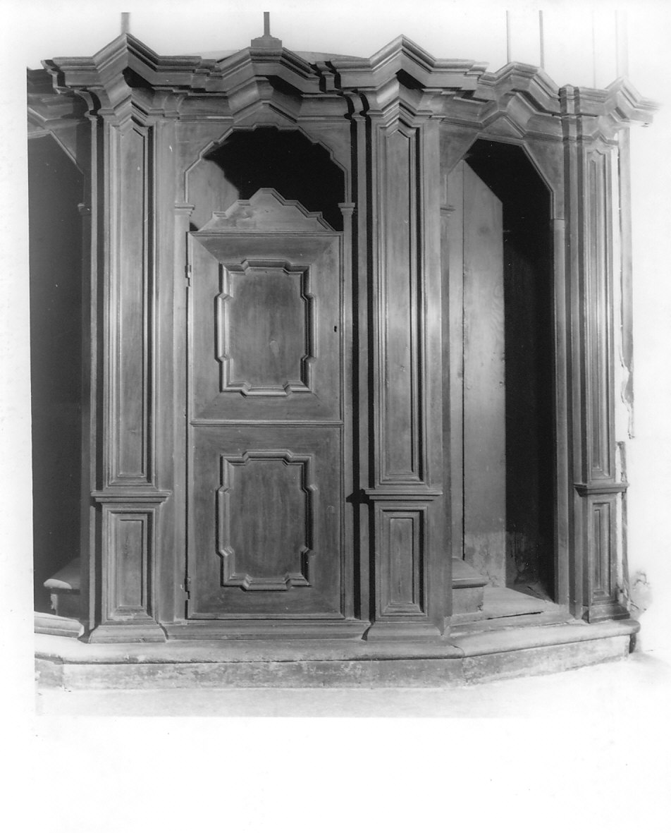 confessionale, serie - bottega italiana (fine sec. XIX)