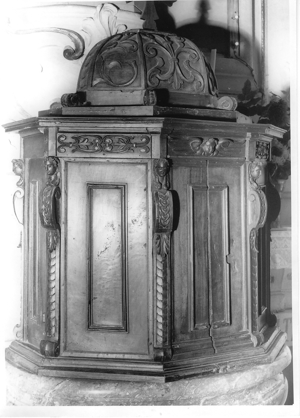 coperchio del fonte battesimale, opera isolata - bottega lombarda (sec. XIX)