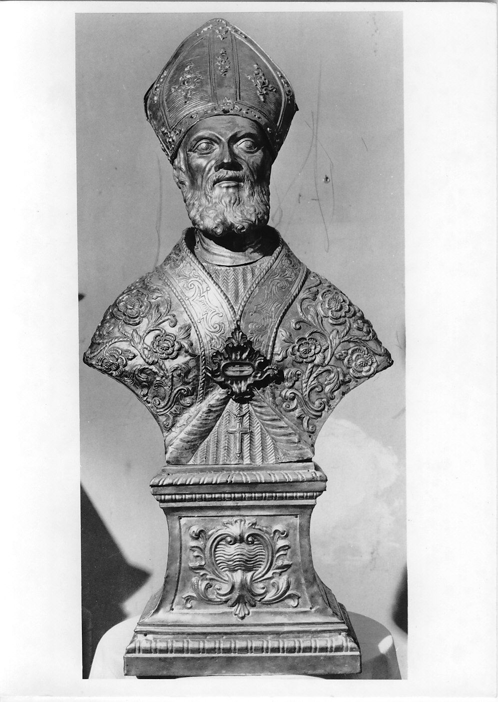 San Pietro (reliquiario - a busto, opera isolata) - bottega italiana (inizio sec. XIX)