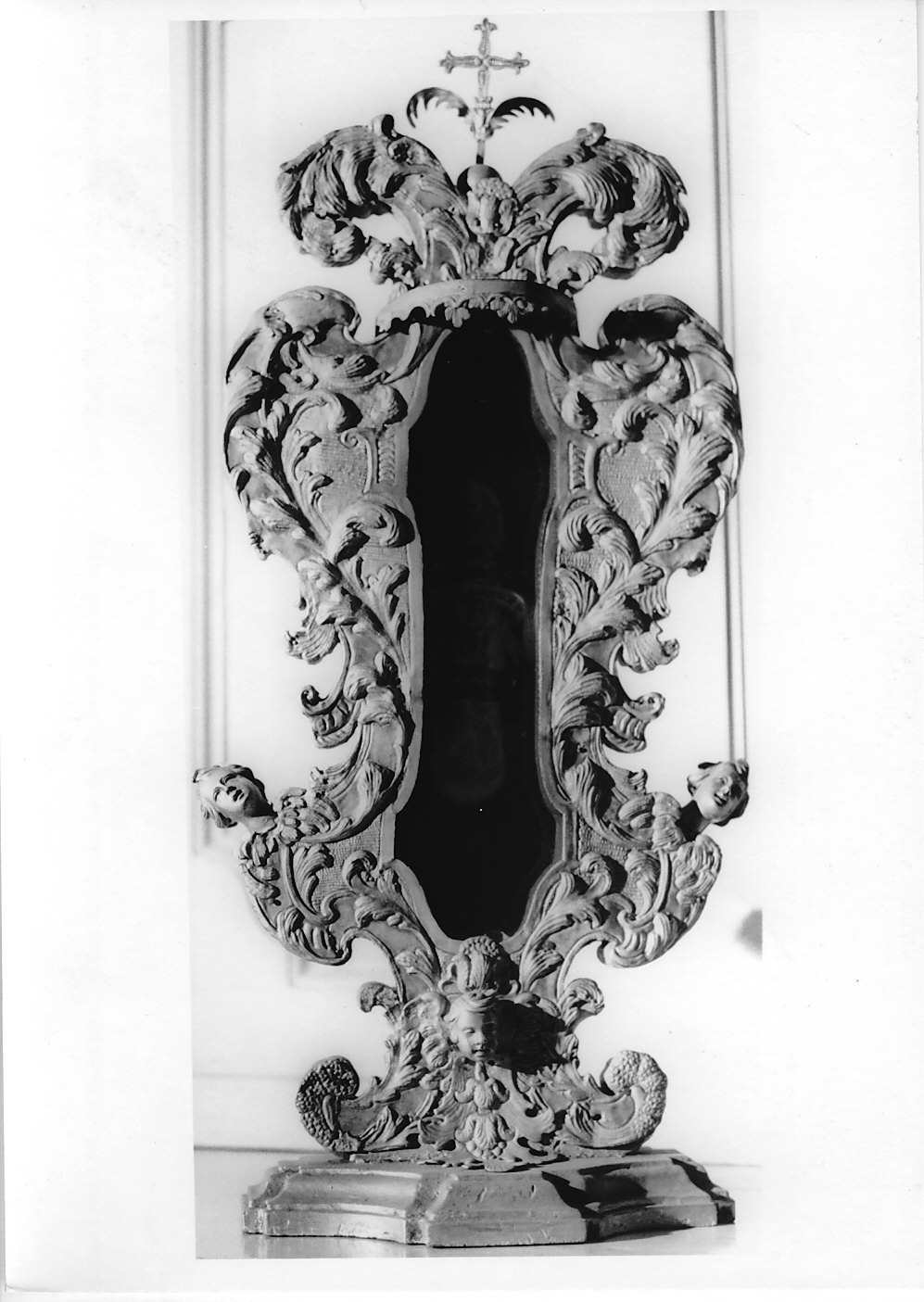 reliquiario - a ostensorio, serie - bottega italiana (sec. XVIII)