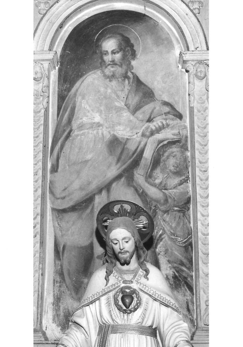San Matteo Evangelista (dipinto, opera isolata) di Romani Giovanni Francesco (attribuito) (primo quarto sec. XVII)