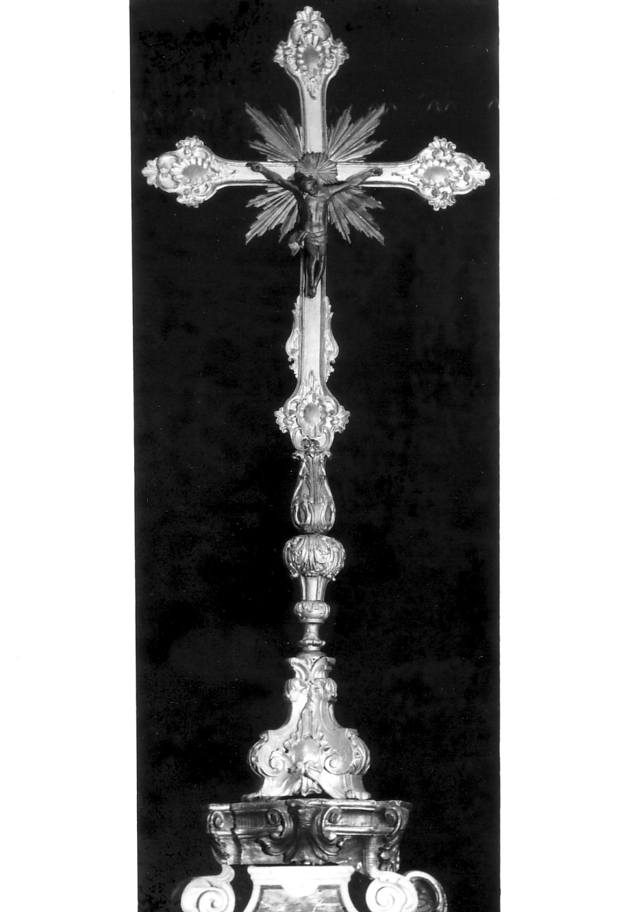 croce d'altare, opera isolata - bottega lombarda (sec. XIX)