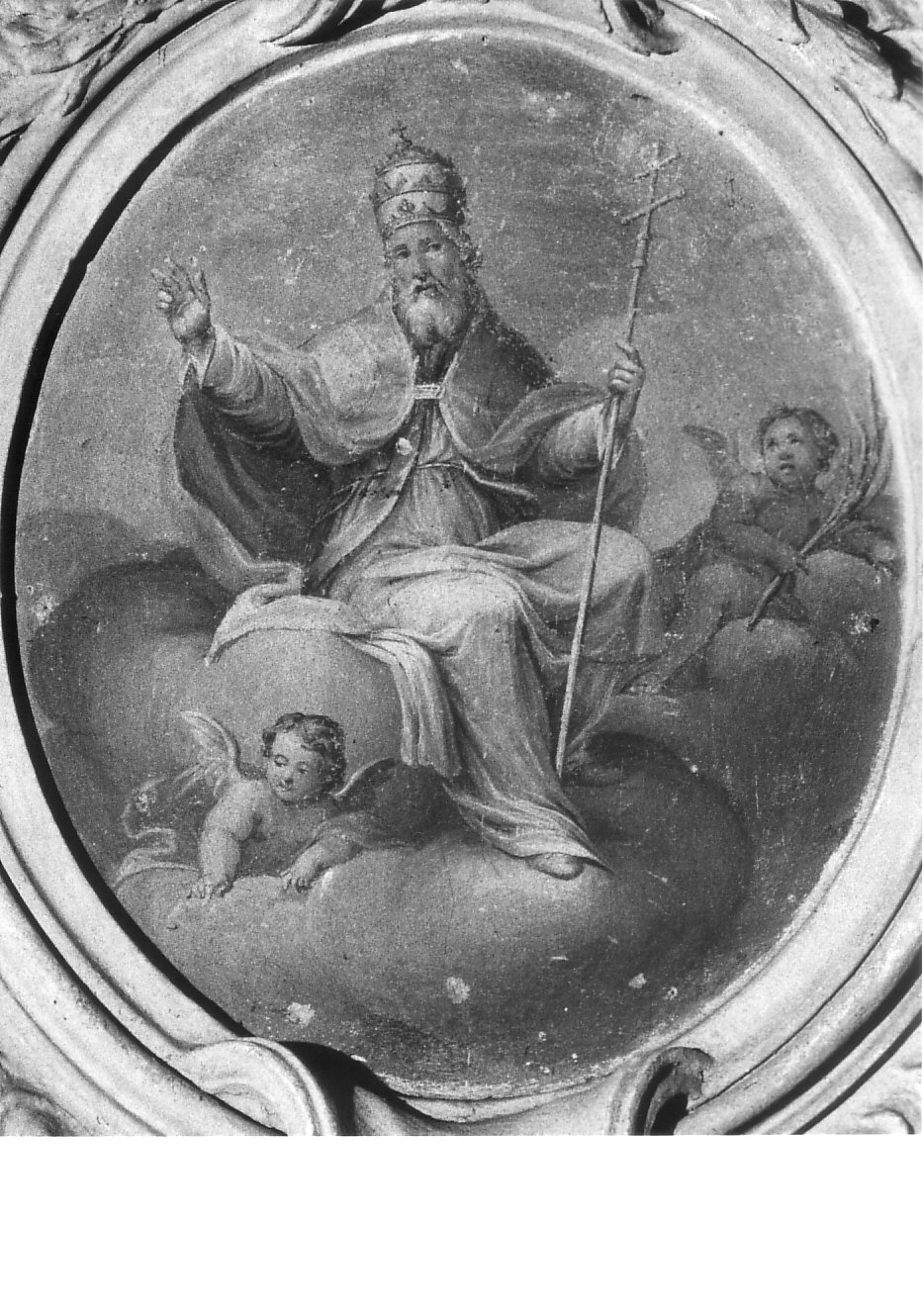 Santo vescovo (dipinto, opera isolata) - ambito lombardo (sec. XVIII)