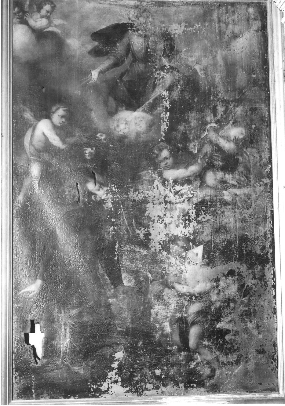 apparizione della Madonna a San Gaetano Tiene (dipinto, opera isolata) - ambito lombardo (sec. XVII)