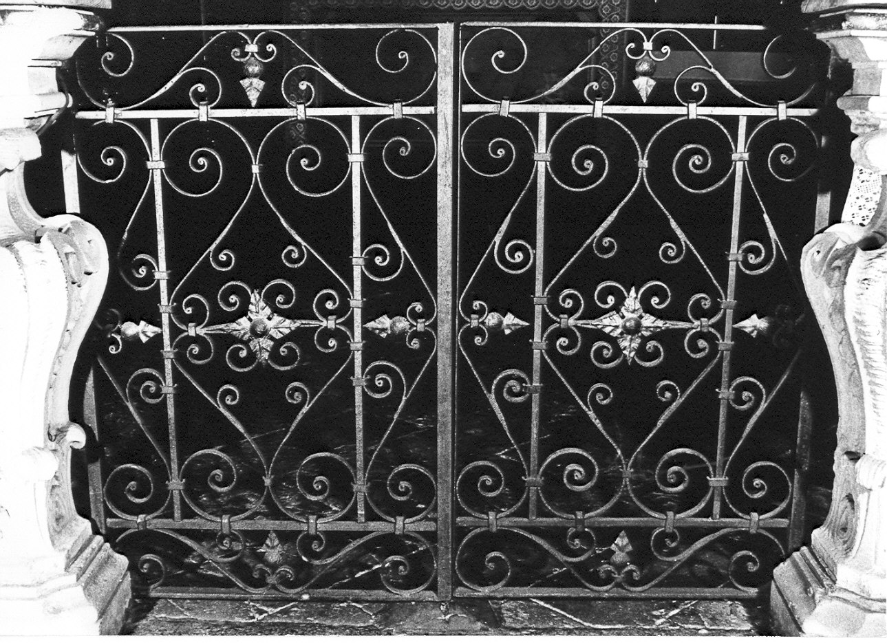 cancello di balaustrata, opera isolata - ambito lombardo (sec. XIX)