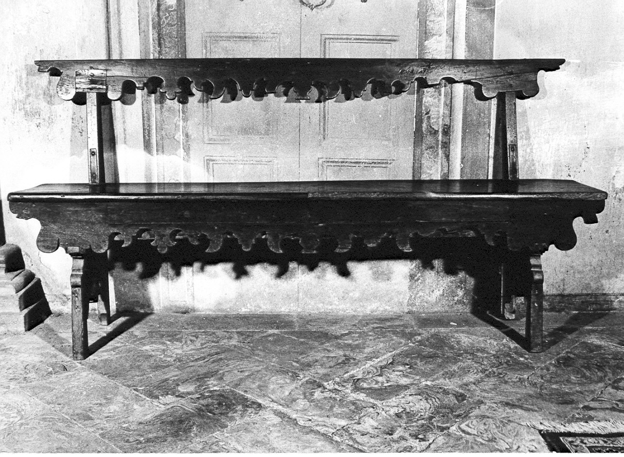 banco da chiesa, opera isolata - ambito lombardo (sec. XVIII)