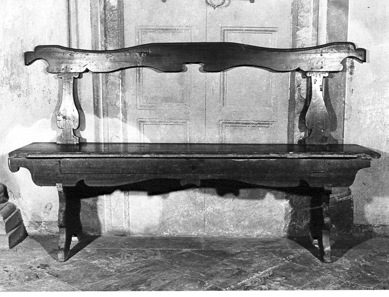 banco da chiesa, opera isolata - ambito lombardo (sec. XVIII)