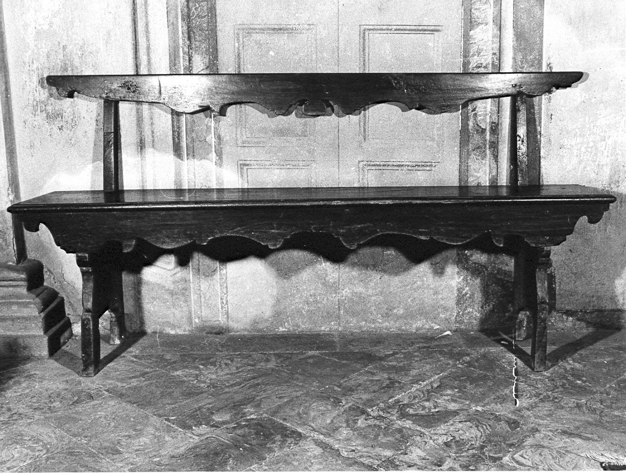 banco da chiesa, opera isolata - ambito lombardo (sec. XVIII)