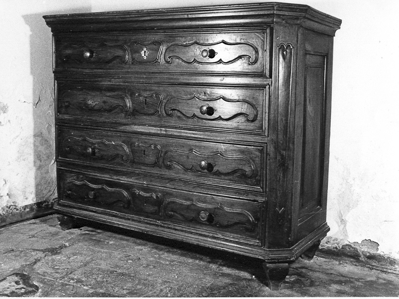 cassettone, opera isolata - ambito lombardo (sec. XVIII)