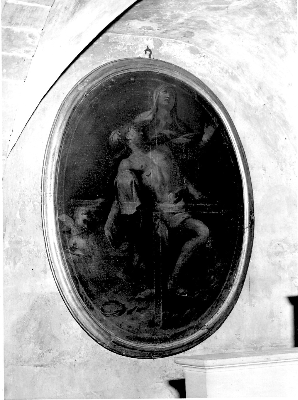 pietà (dipinto, opera isolata) - ambito lombardo (sec. XVIII)