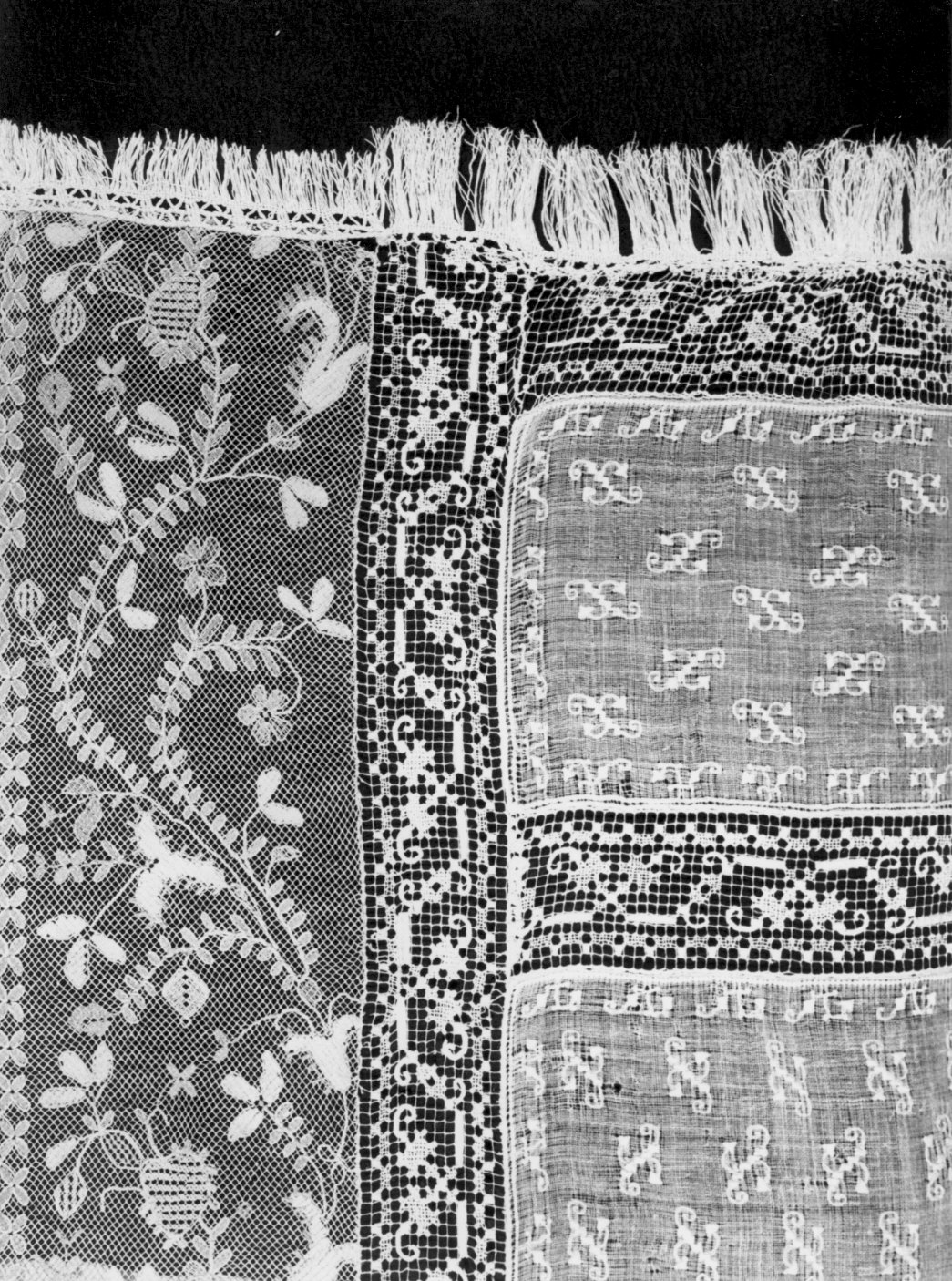 tovaglia - manifattura italiana (ultimo quarto sec. XIX)