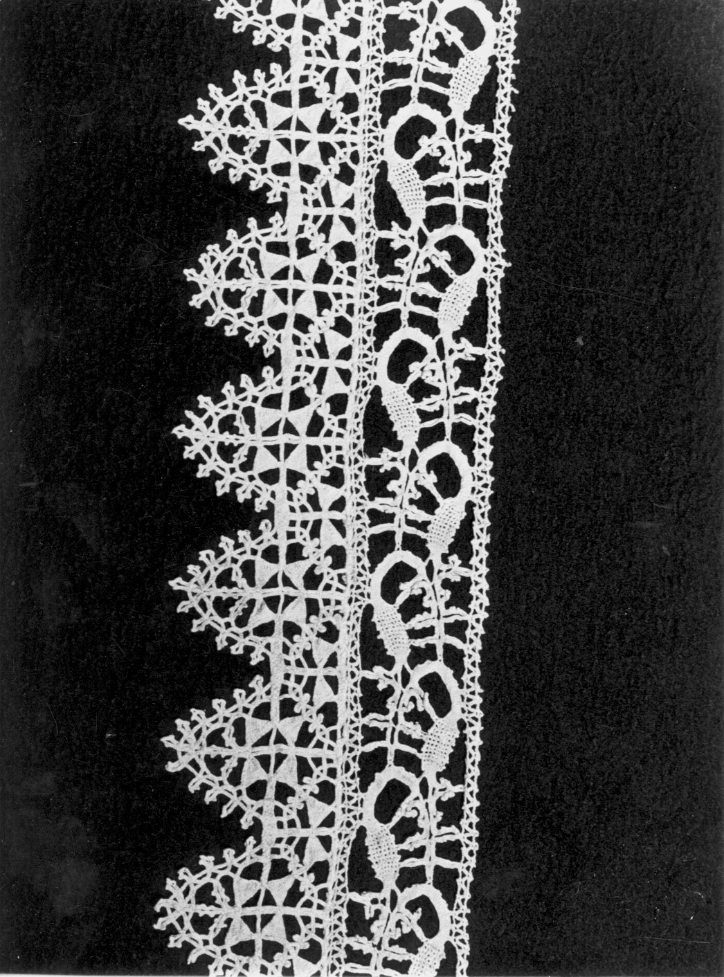 merletto - manifattura lombarda (ultimo quarto sec. XIX)