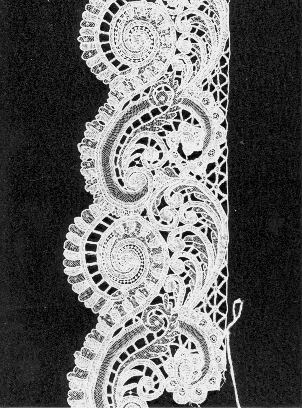 merletto - manifattura spagnola (seconda metà sec. XIX)