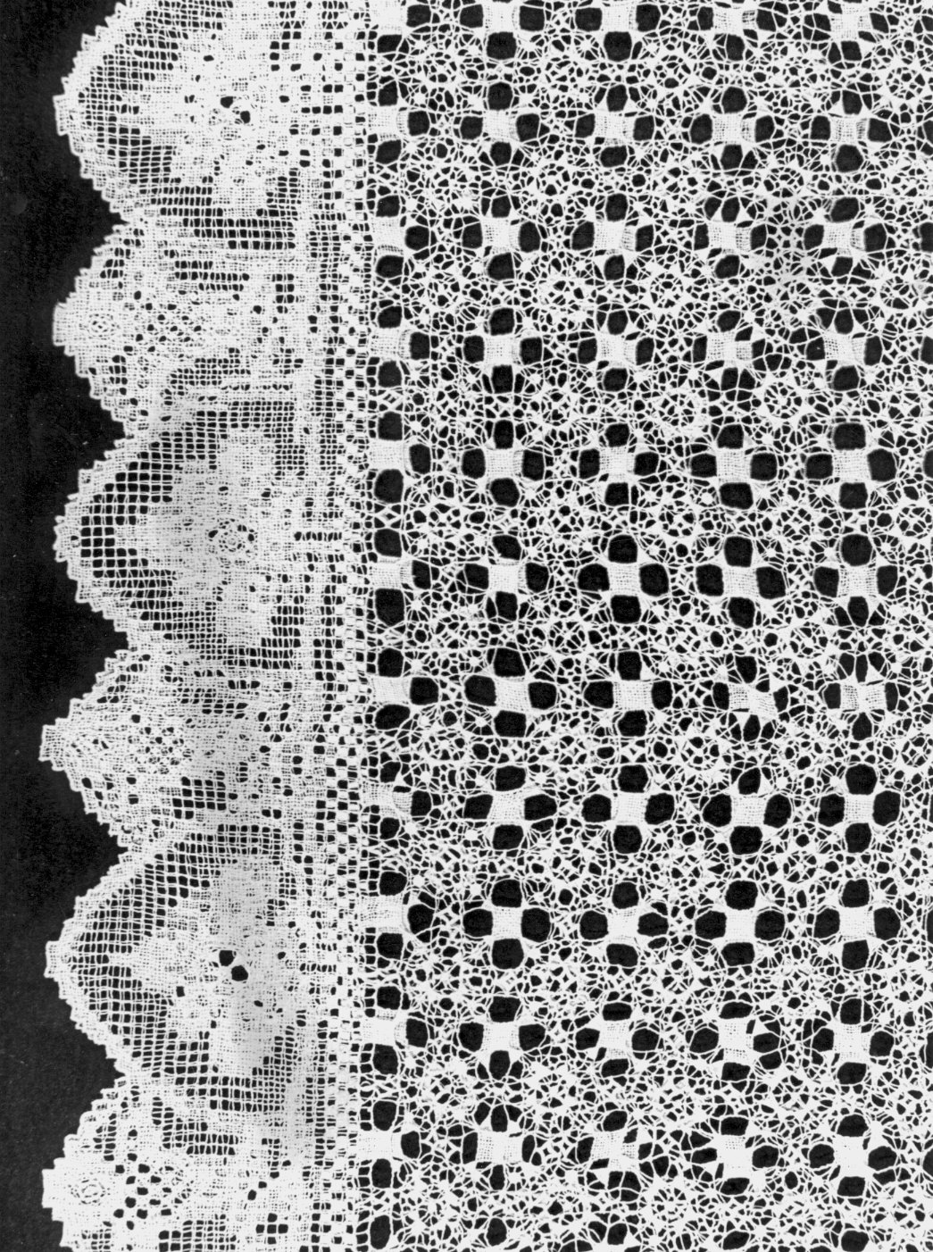 merletto - manifattura italiana (seconda metà sec. XIX)