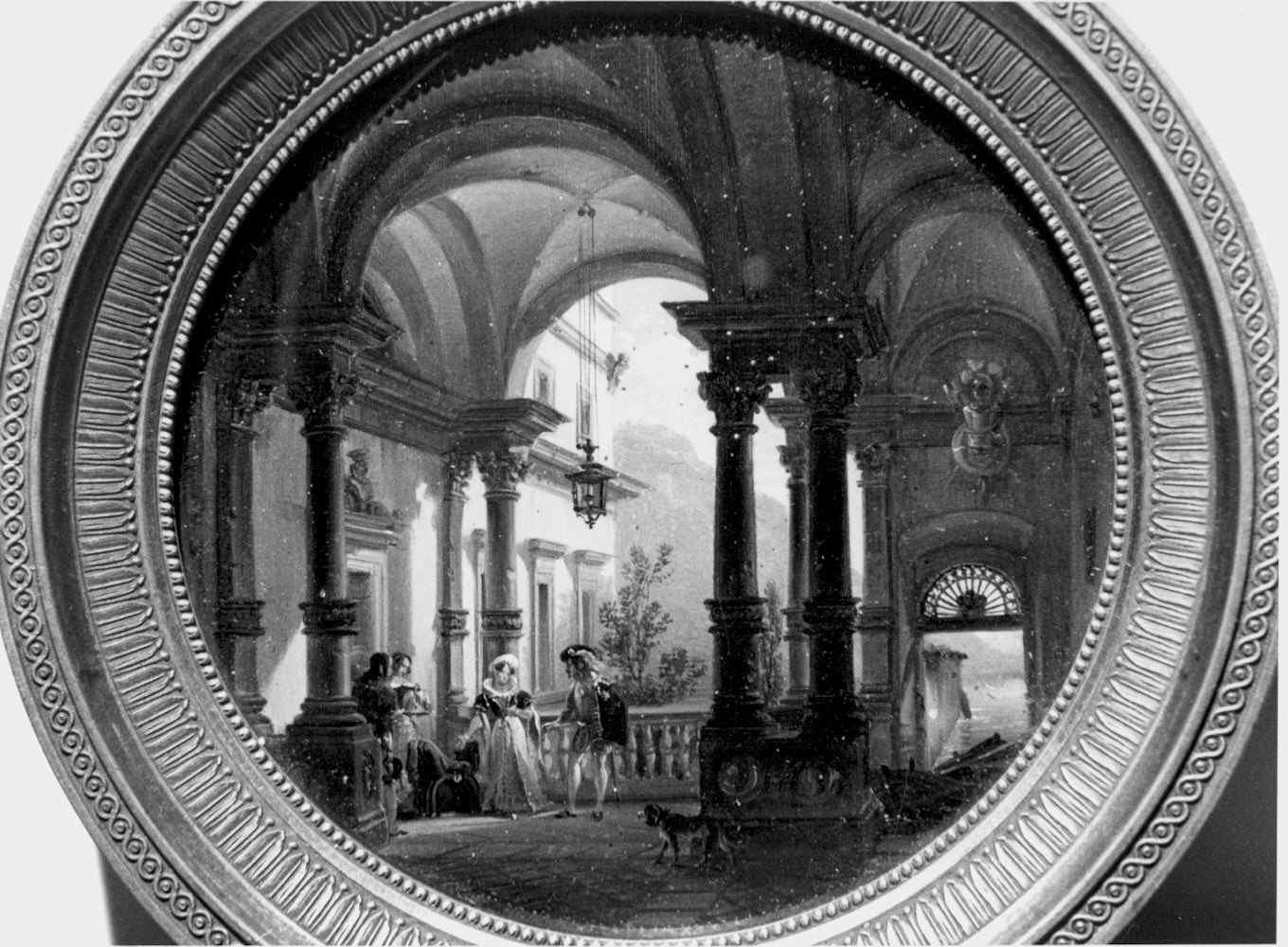 Villa Pliniana di Torno (dipinto) di Migliara Giovanni (attribuito) (primo quarto sec. XIX)