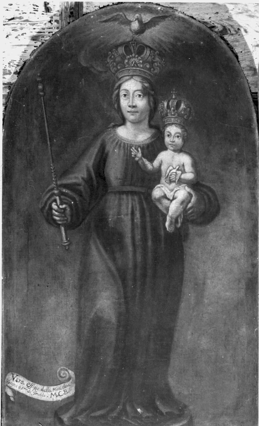 Madonna con Bambino (dipinto) - ambito lombardo (sec. XVII)