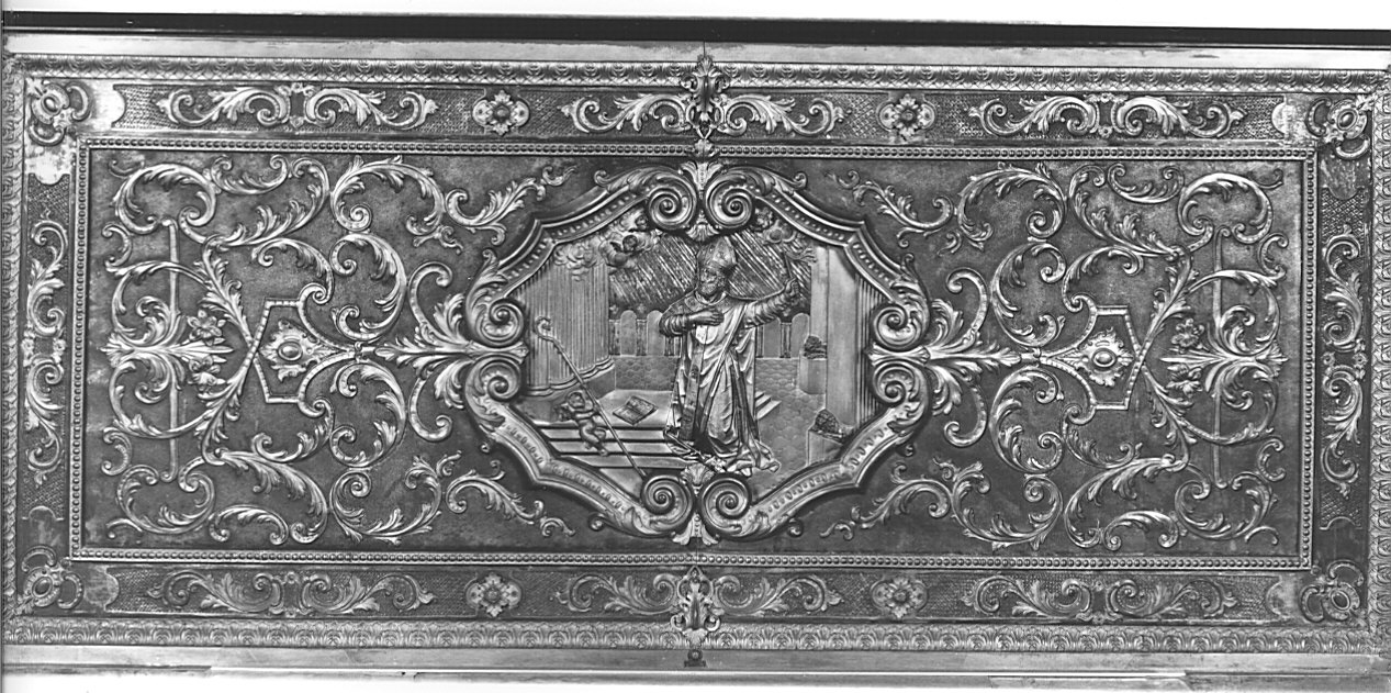 paliotto, elemento d'insieme - bottega lombarda (inizio sec. XIX)