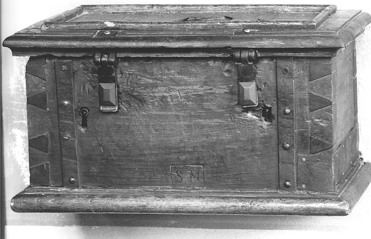 cassetta per elemosine, opera isolata - bottega lombarda (sec. XVII)