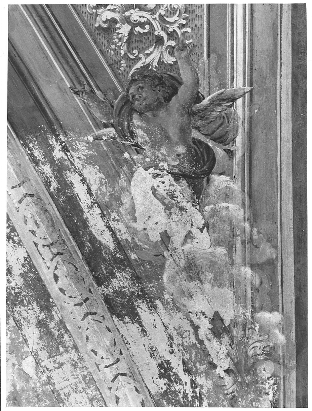 putto (dipinto murale, elemento d'insieme) di Lampugnani Giovanni Francesco (attribuito) (sec. XVII)