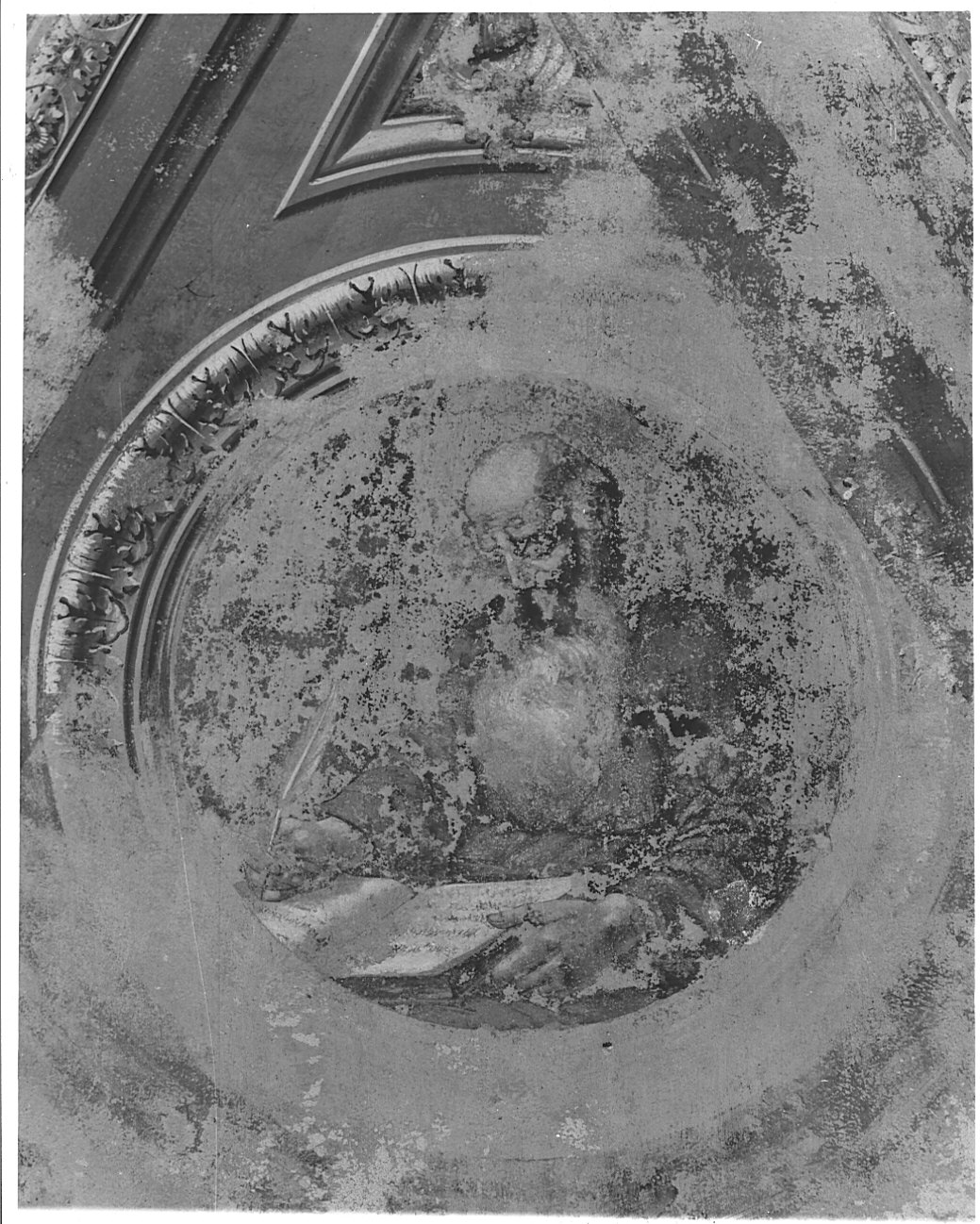 San Girolamo (dipinto murale, elemento d'insieme) di Furrer Darvino (attribuito) (sec. XX)