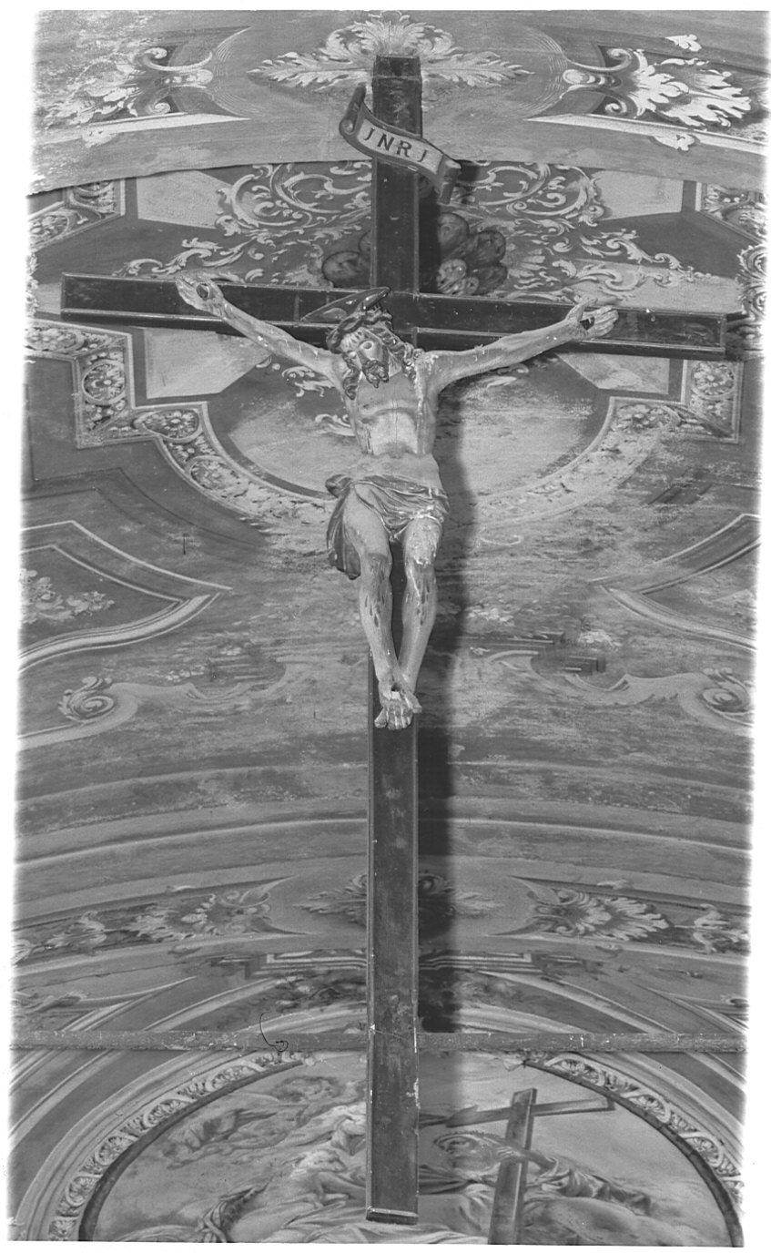 crocifisso, opera isolata - bottega lombarda (sec. XVII)