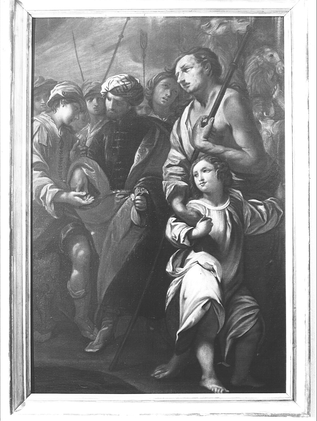 Giuseppe venduto dai fratelli (dipinto, opera isolata) - ambito lombardo (fine/inizio secc. XVII/ XVIII)