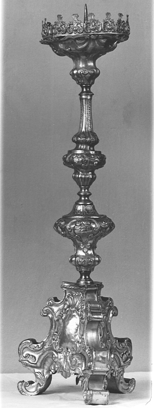 candeliere, serie - bottega lombarda (sec. XVIII)