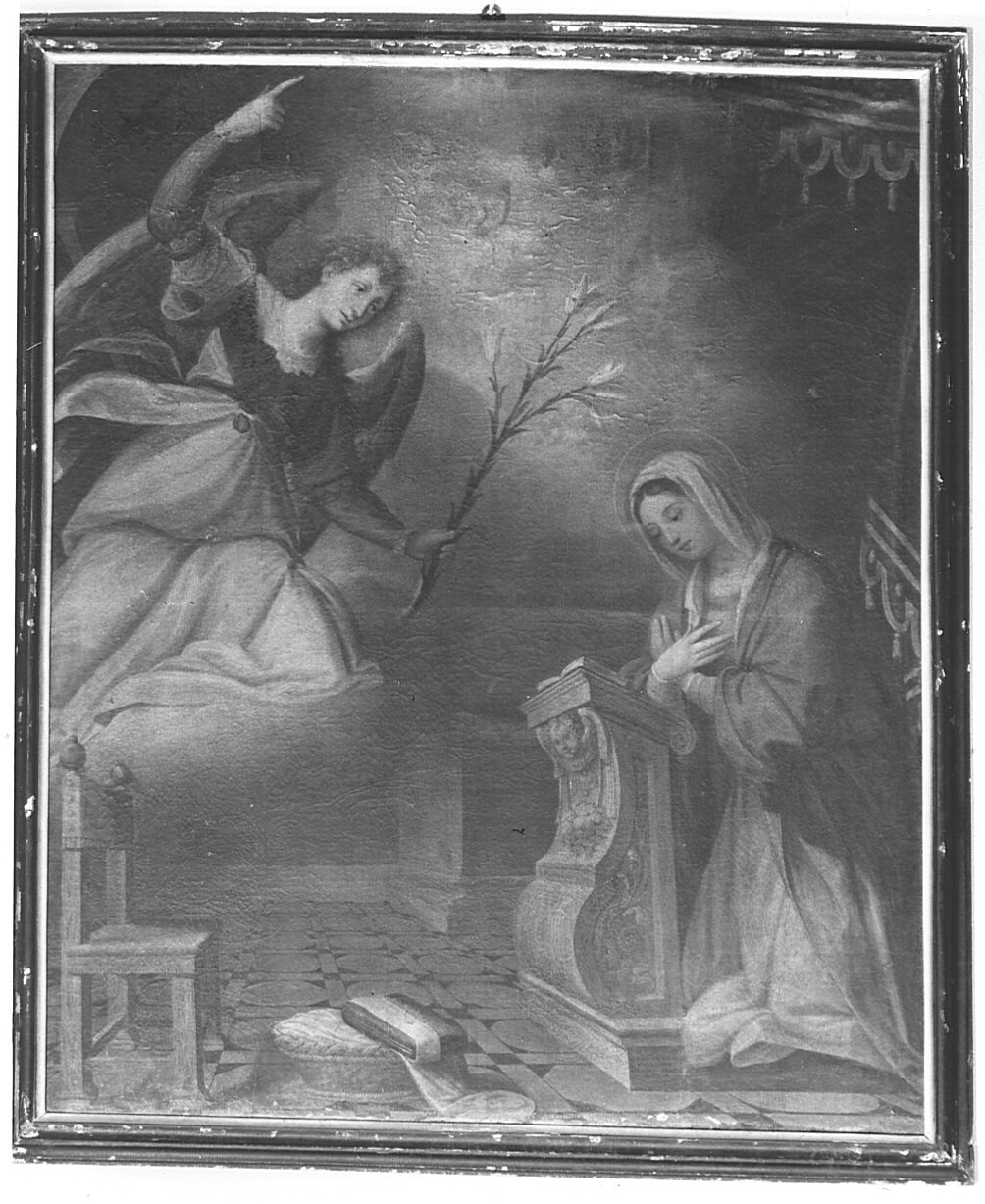 Annunciazione (dipinto, opera isolata) - ambito lombardo (sec. XVII)
