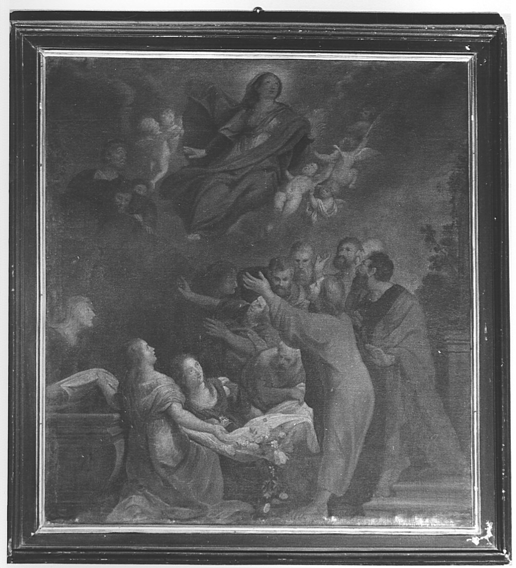 assunzione della Madonna (dipinto, opera isolata) - ambito lombardo (sec. XVII)