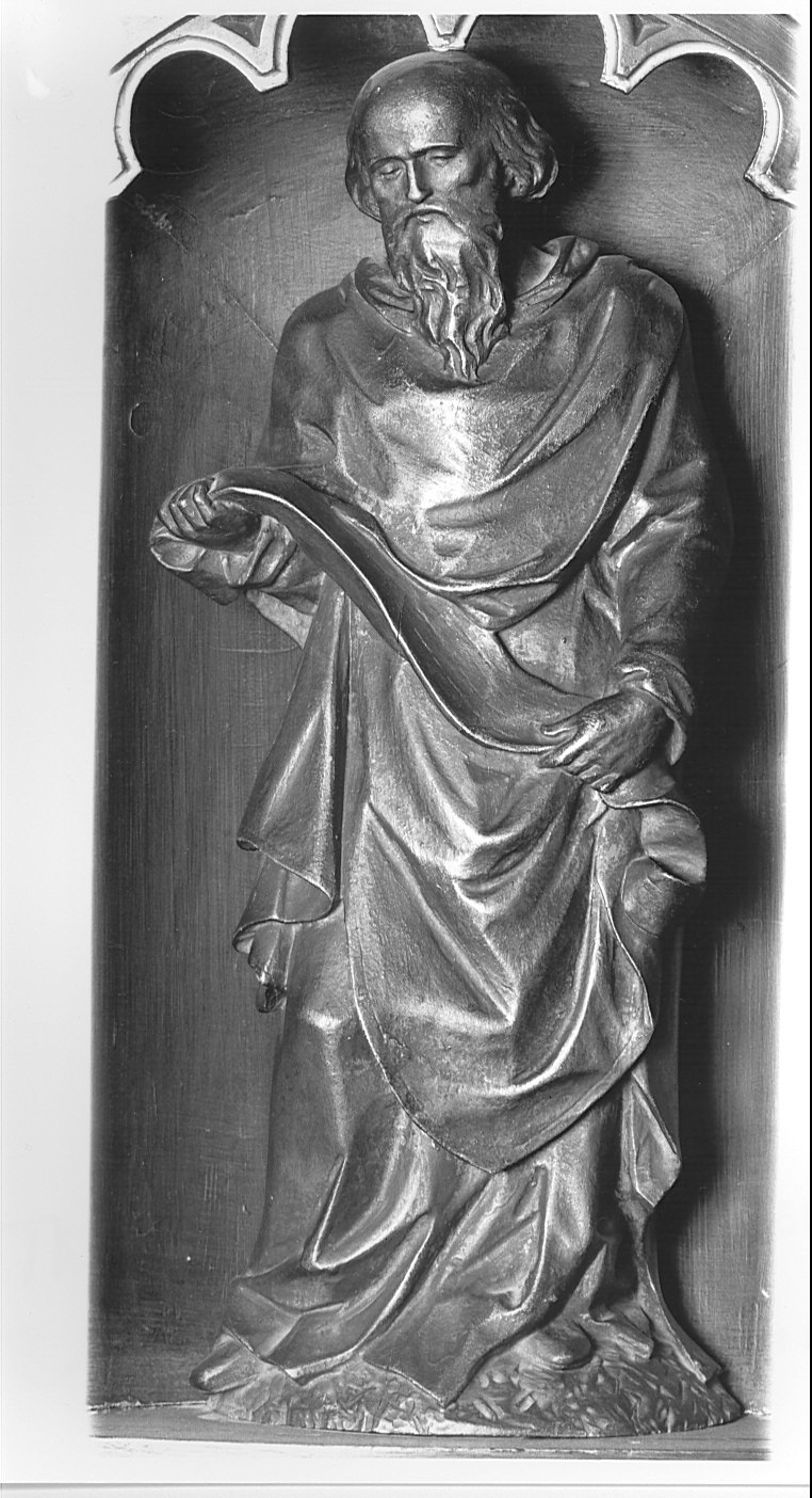 Isaia (statuetta, elemento d'insieme) - bottega alsaziana (sec. XX)