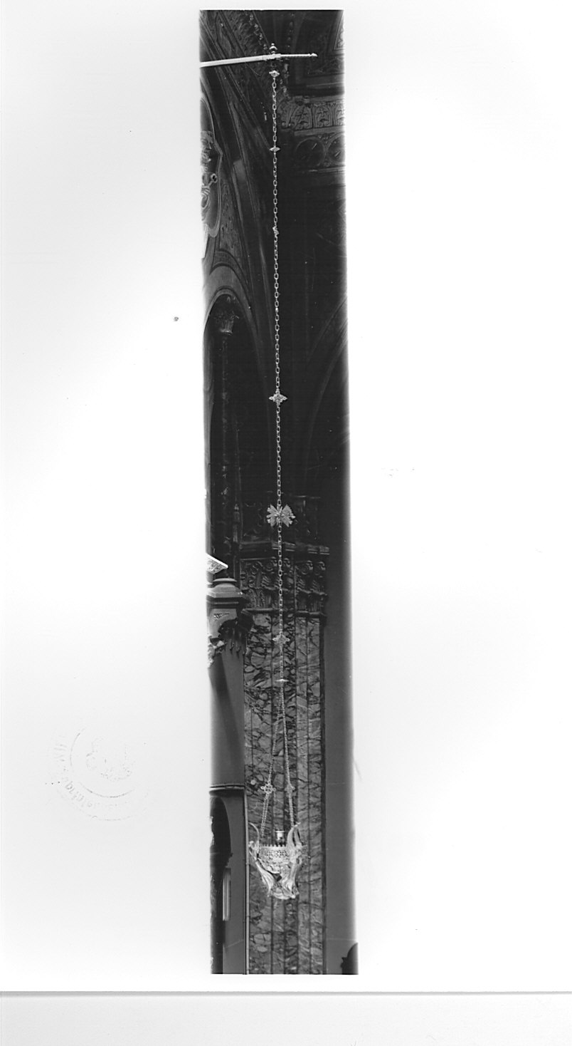 lampada pensile, coppia di Pogliaghi Lodovico (sec. XX)