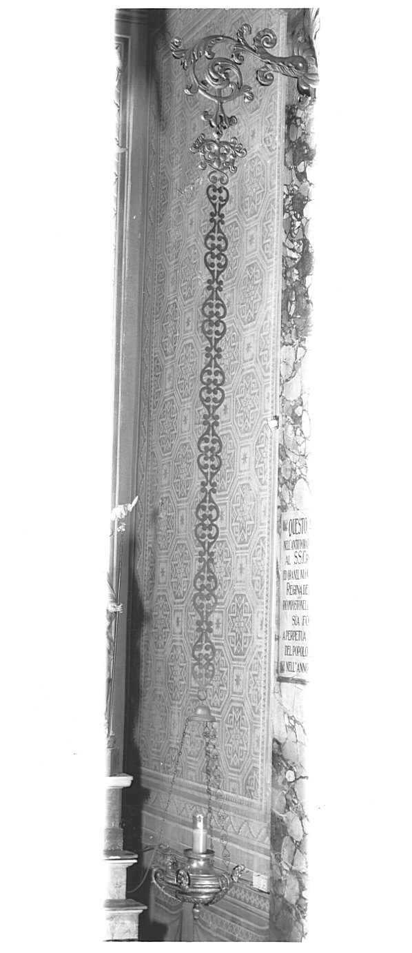 lampada pensile, coppia - bottega lombarda (sec. XIX)