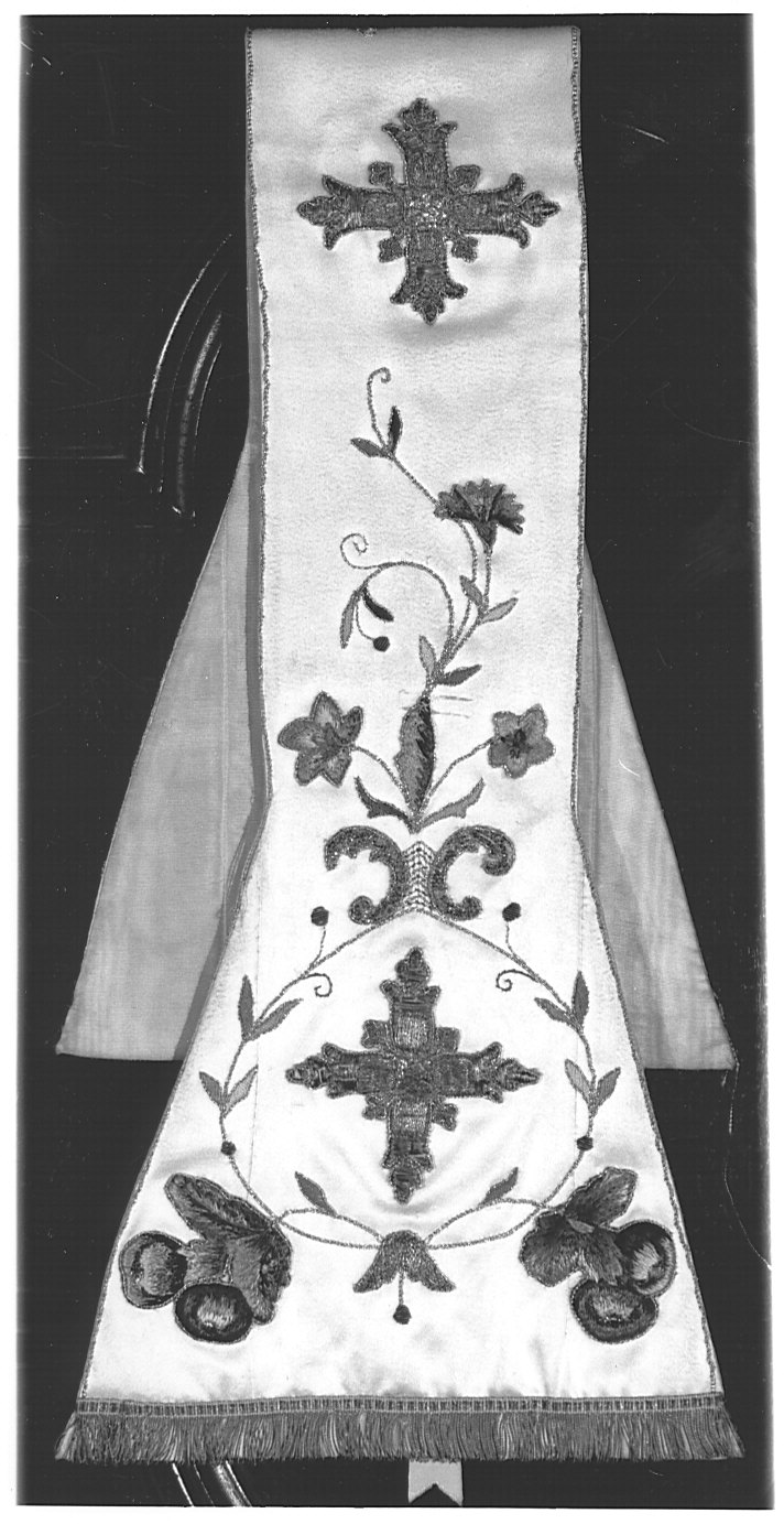 manipolo, elemento d'insieme - manifattura lombarda (prima metà sec. XVIII)