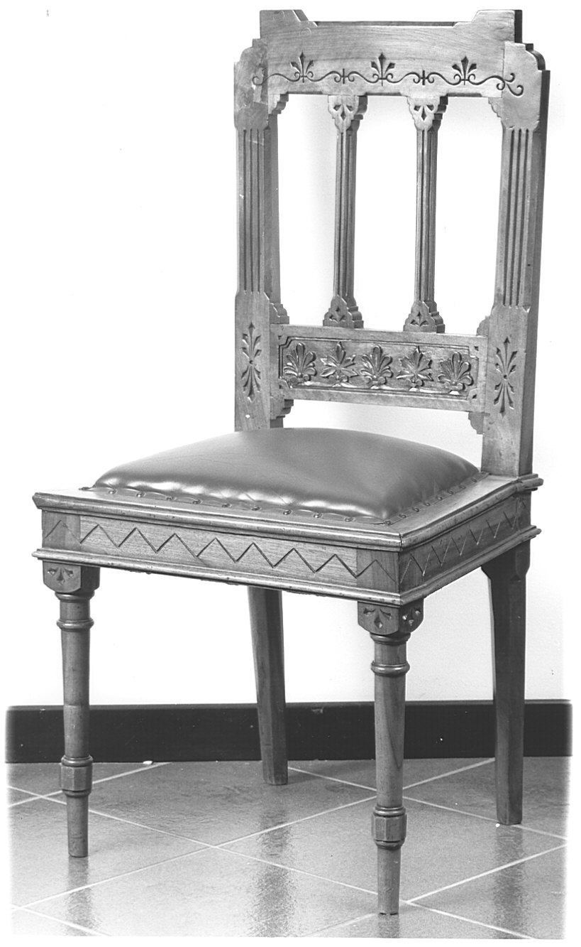 sedia, serie - bottega lombarda (inizio sec. XX)