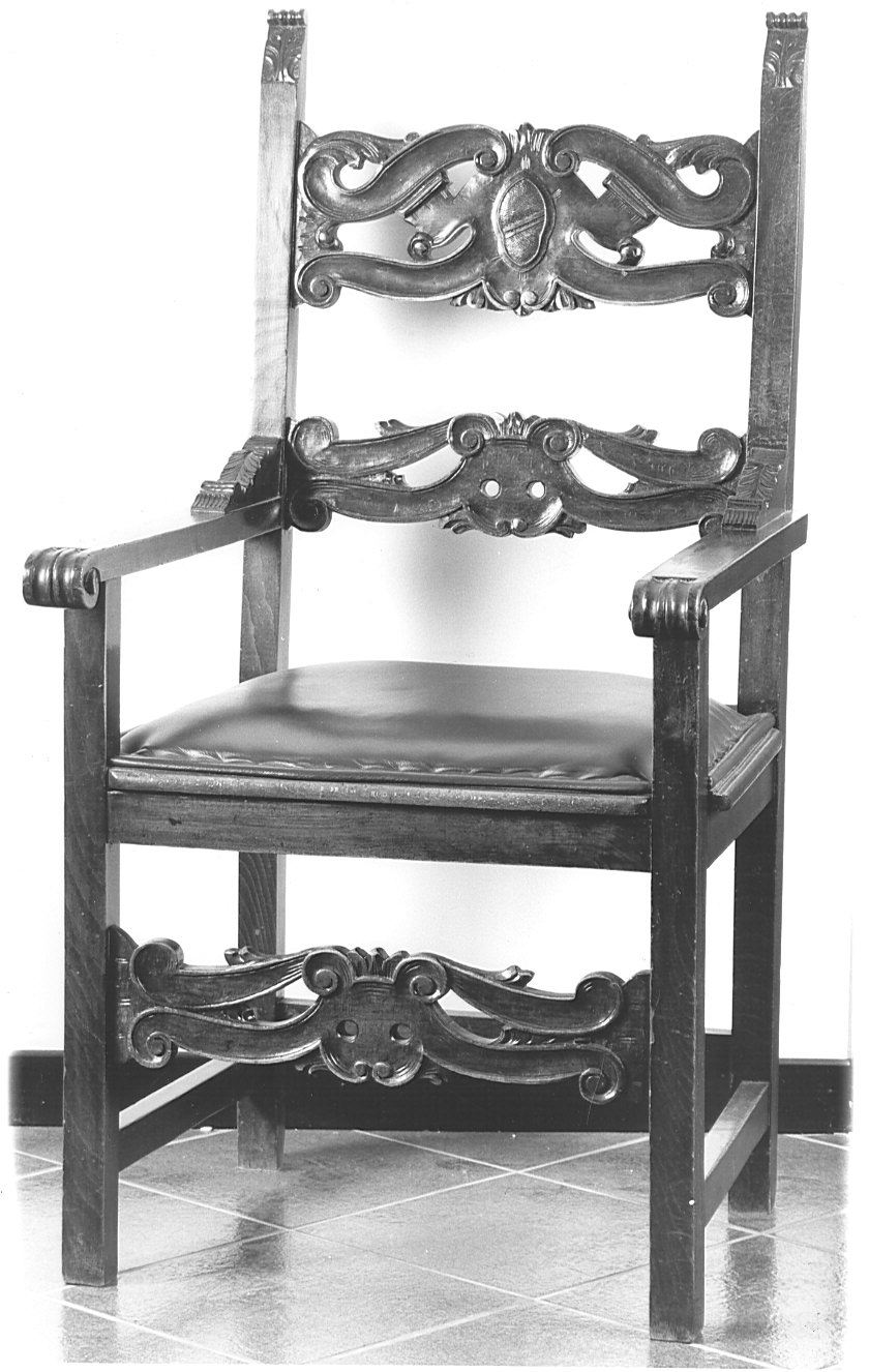 seggiolone, coppia - bottega lombarda (fine sec. XIX)