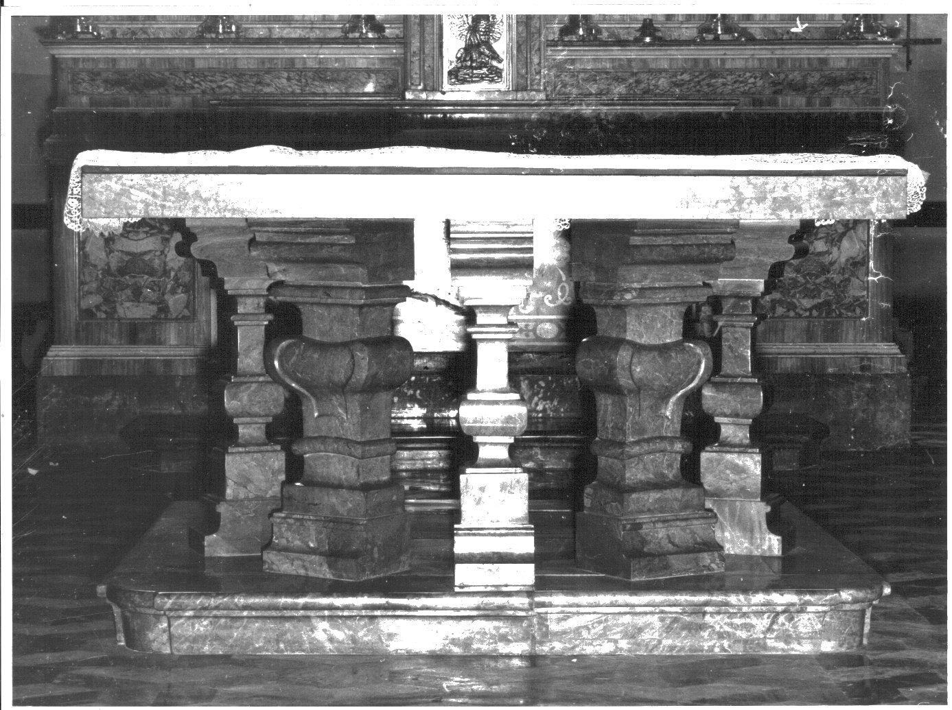 altare, opera isolata - bottega lombarda (sec. XVII, sec. XX)