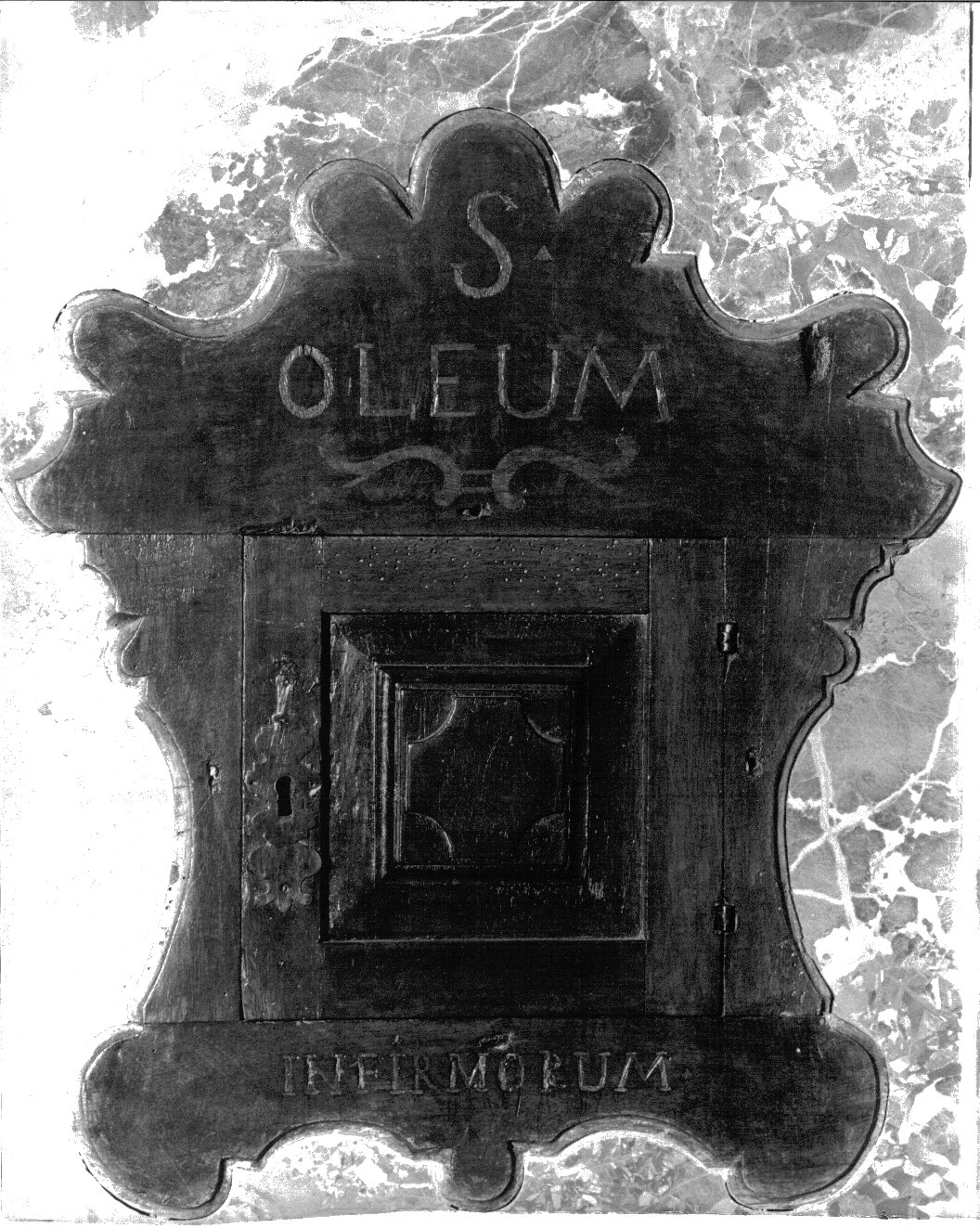 sportello di tabernacolo, opera isolata - bottega lombarda (prima metà sec. XVIII)