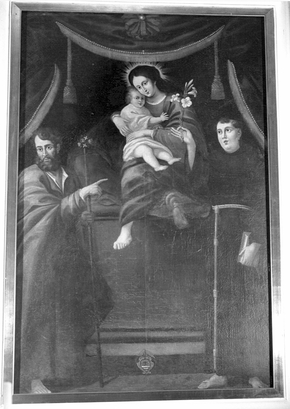 Madonna con Bambino e Santi (dipinto) - ambito lombardo (sec. XVIII)